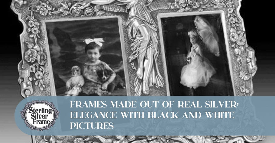 Frames Made Out of Real Silver: Elegance with Black and White Pictures