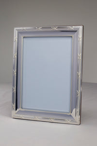 Silver Ribbon and Reeds Mirror